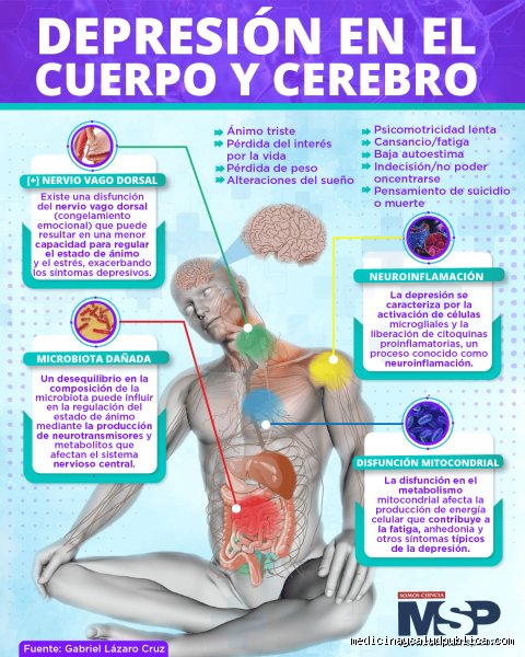 ¿La depresión afecta a todo el cuerpo?