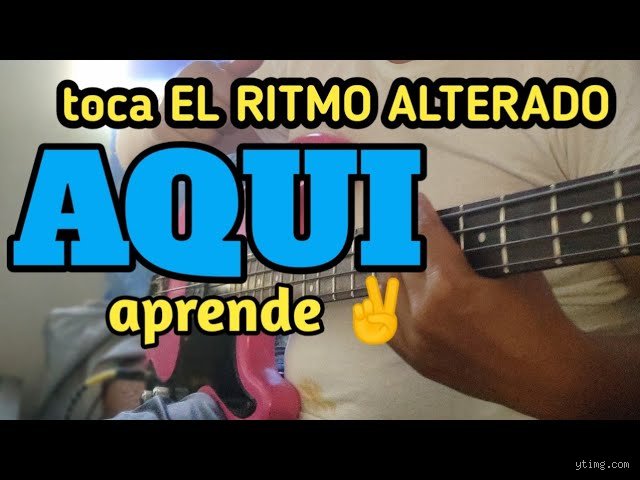 ¿Cómo tocar ritmo 6 8 en bajo?