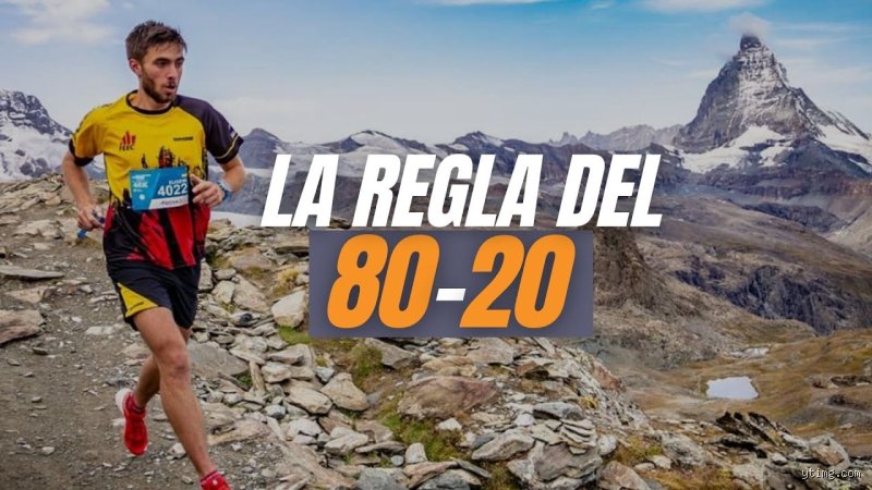 ¿Cuál es la regla del 80/20 para los 5 km?