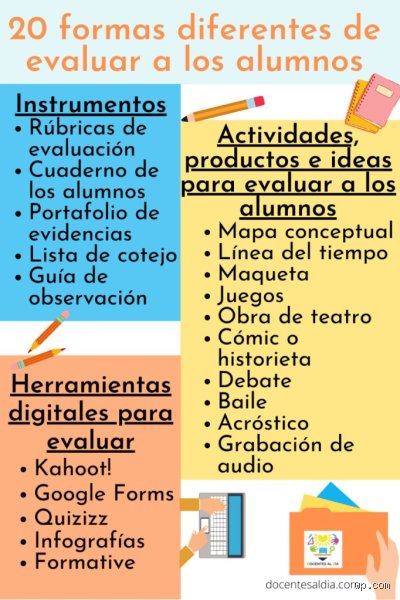 ¿Cuáles son 10 instrumentos de evaluación?