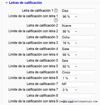 ¿El 5 sube o baja en calificaciones?