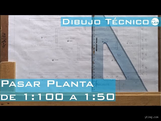 ¿Cómo convertir una escala de 1:100 a 1/50?