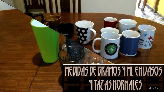 ¿Cómo saber si una taza es de 200 ml?