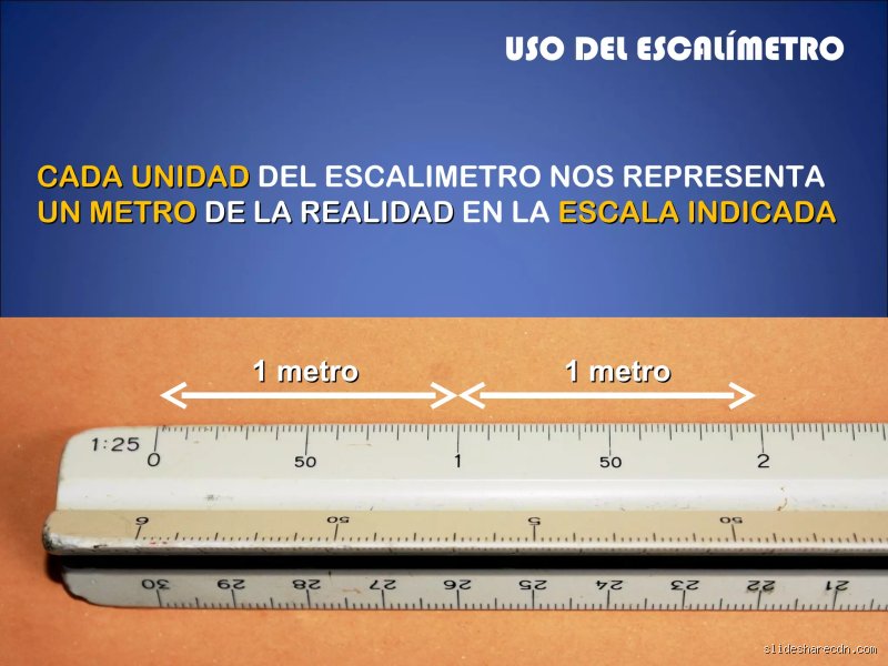 ¿Cómo se lee el escalímetro?