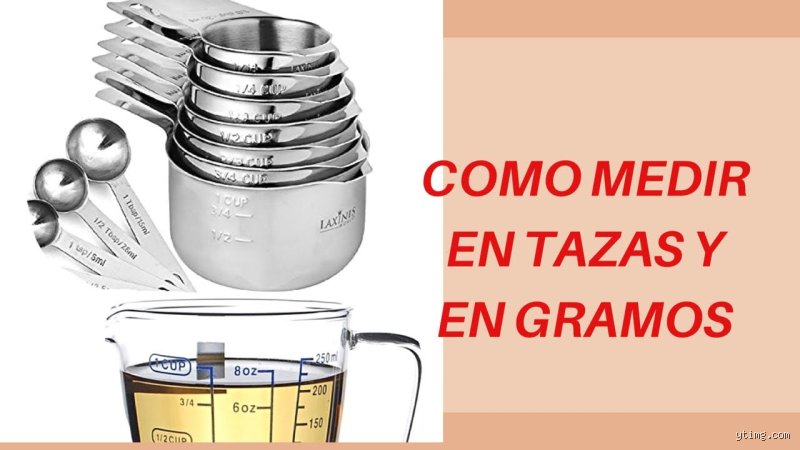 ¿Cómo se miden los gramos?