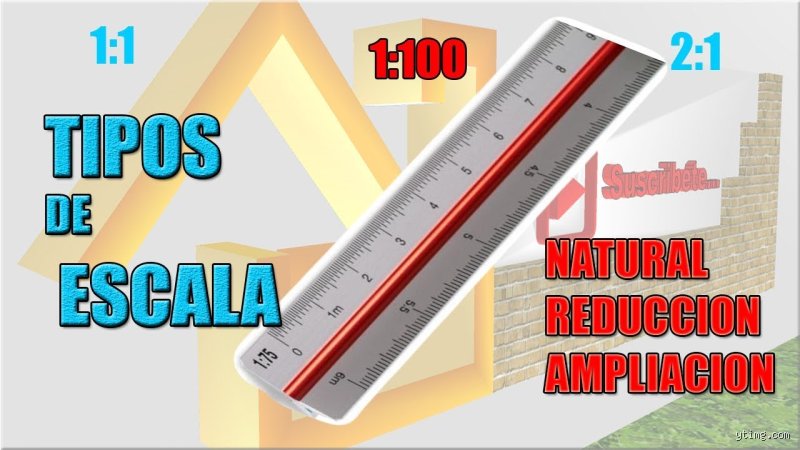 ¿Qué significa escala 1 en 100?