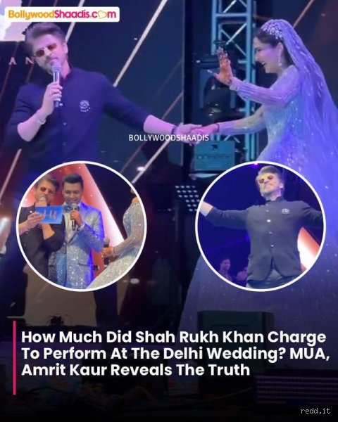 ¿Cuánto cobra Shah Rukh Khan por una boda?