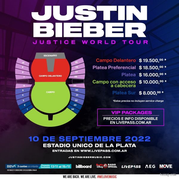 ¿Cuánto cuesta contratar a Justin Bieber para una actuación?