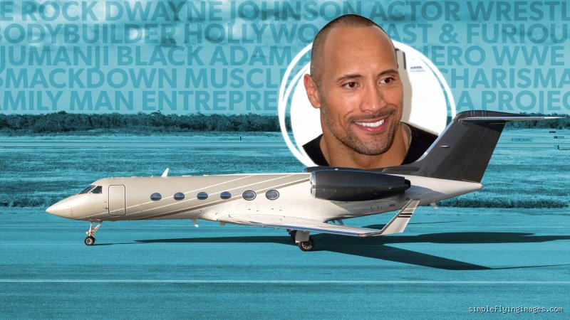 ¿Dwayne Johnson tiene un jet privado?