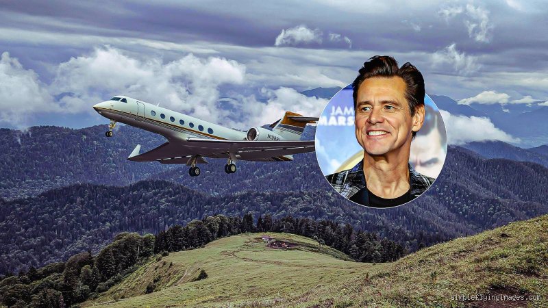 ¿Jim Carrey tiene un jet privado?