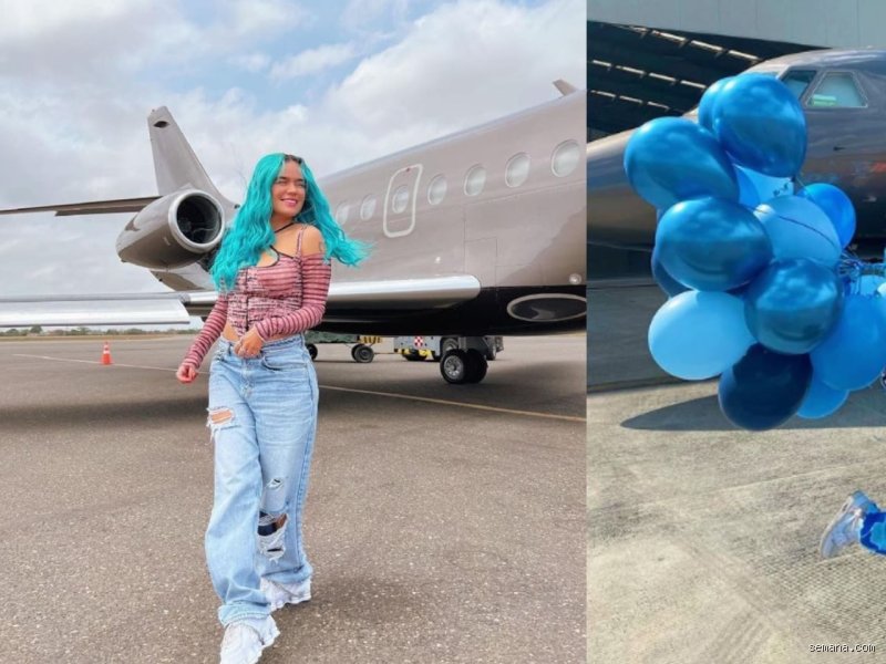¿Que jet privado tiene Karol G?
