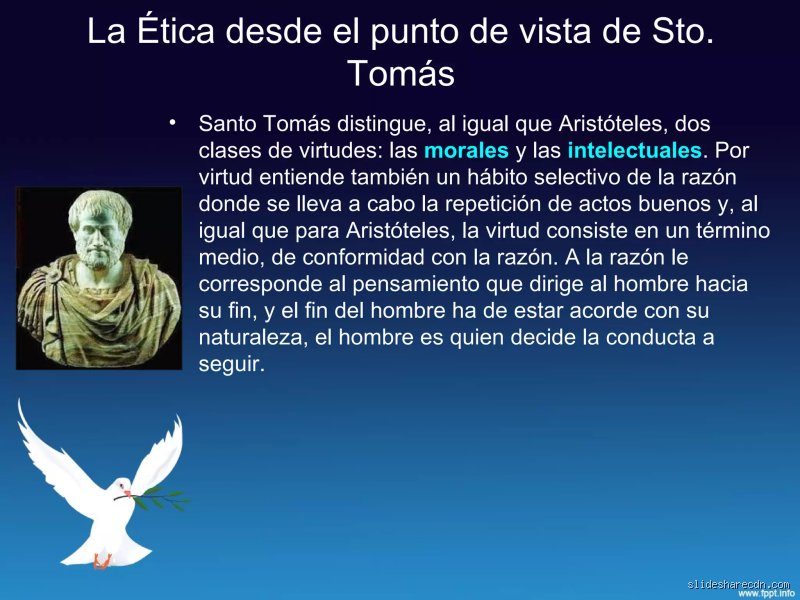 ¿Cuál es la filosofía moral de Santo Tomás de Aquino?