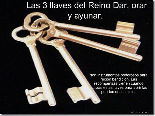 ¿Cuántas llaves se mencionan en la Biblia?