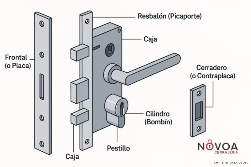 ¿Cómo funciona una cerradura de 3 palancas?