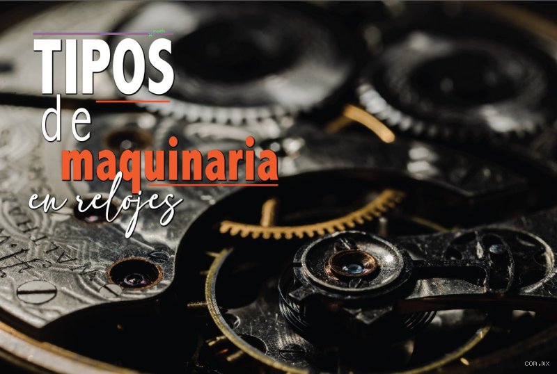 ¿Se considera un reloj una máquina?