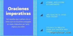 ¿Cómo se cambian las oraciones a modo imperativo?