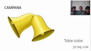 ¿Cómo se escribe el sonido de una campana?