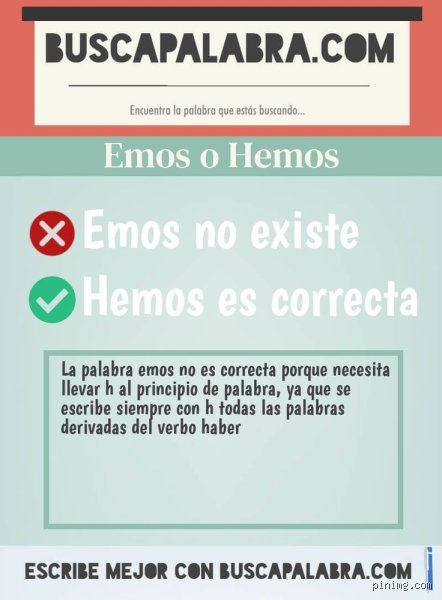 ¿Es correcto decir hemos?