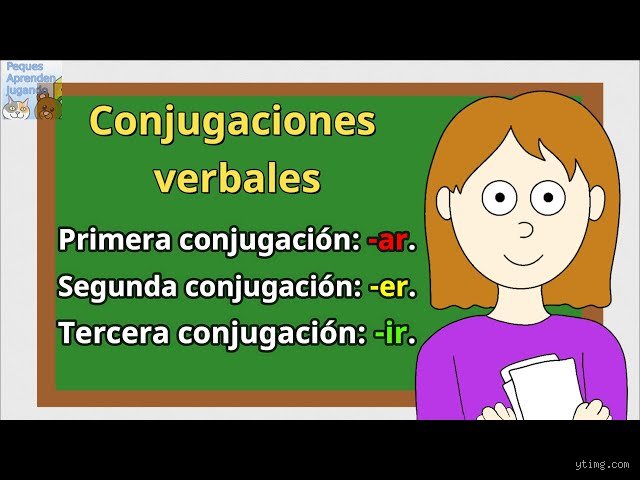 ¿Qué es 1ra, 2da y 3ra conjugación?