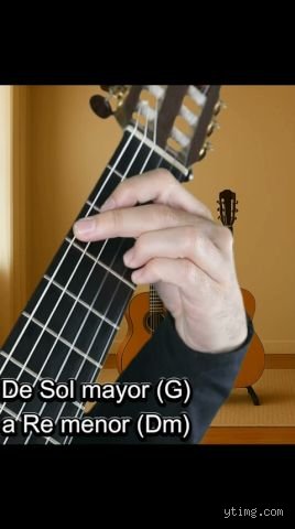 ¿Cómo pasar de sol A re en guitarra?
