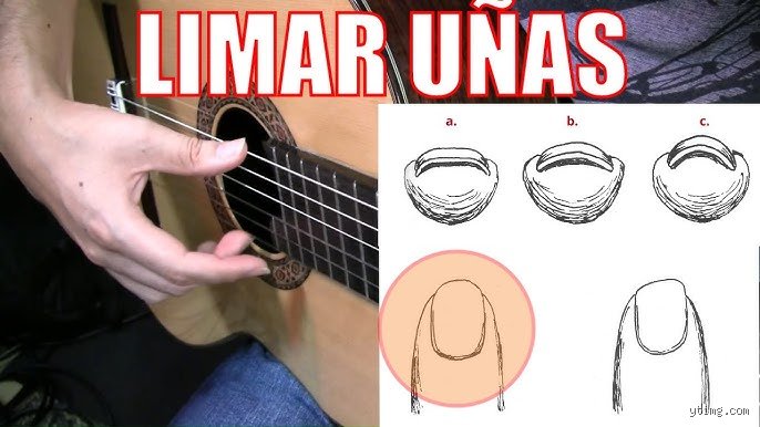 ¿Cómo se debe cortar las uñas un guitarrista?