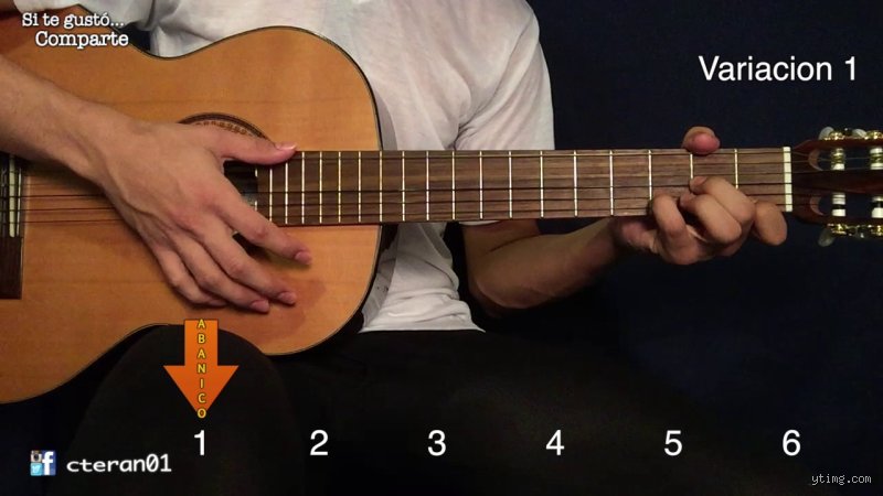 ¿Cómo se toca 6 8 en guitarra?