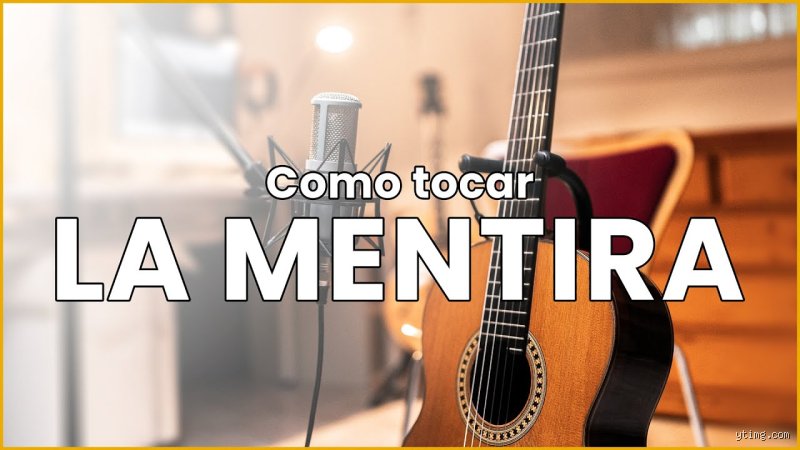¿Cómo tocar mentira en guitarra?