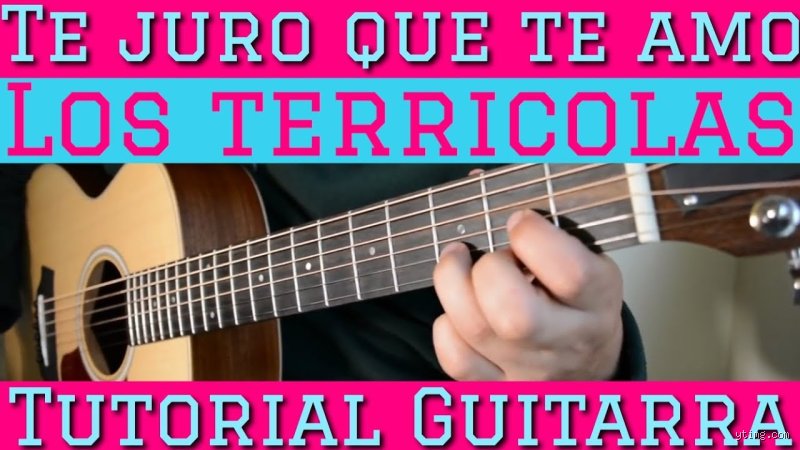 ¿Cómo tocar "Te juro que te amo" en guitarra?