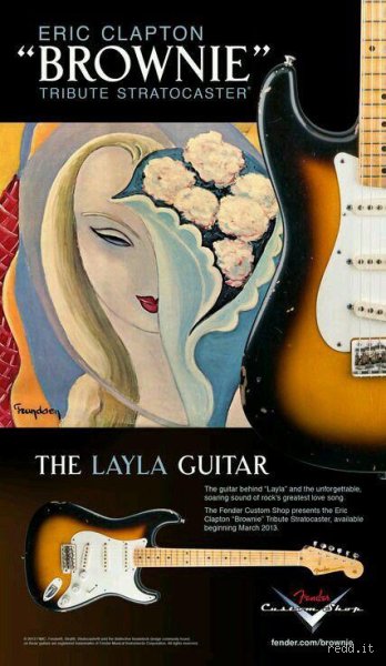 ¿Cuál era la guitarra favorita de Eric Clapton?