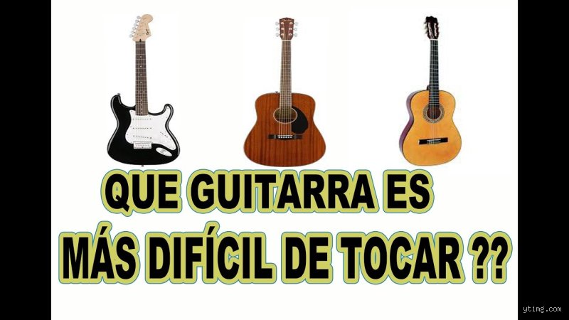 ¿Cuál es el tipo de guitarra más difícil de tocar?