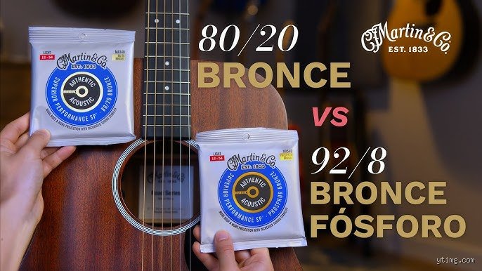 ¿Cuál es la diferencia entre el bronce fosforoso y el bronce 80/20?