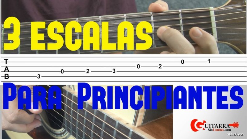 ¿Cuál es la primera escala que hay que aprender en la guitarra?