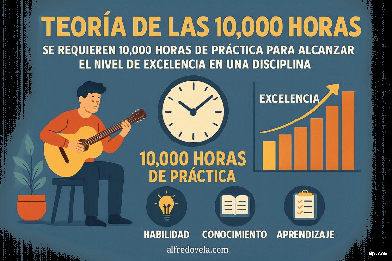 ¿Cuál es la regla de las 10.000 horas para la guitarra?