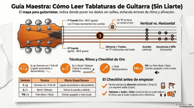 ¿Cuáles son los errores más comunes al leer tablaturas?