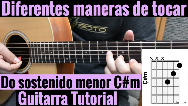 ¿Es difícil tocar el acorde de Do sostenido menor?