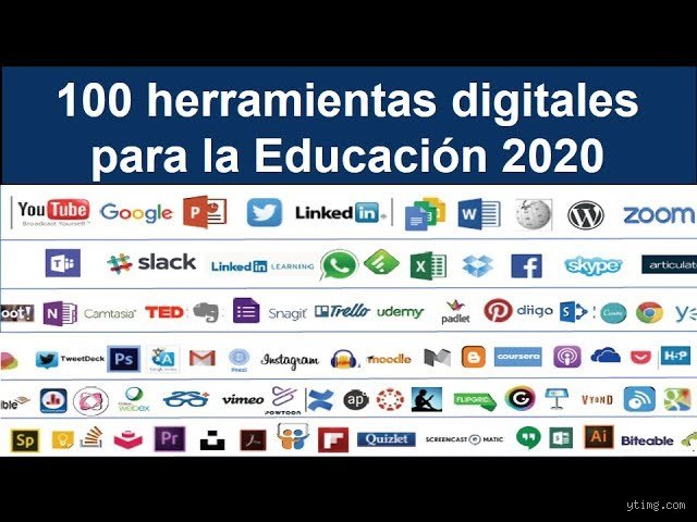 ¿Cuáles son 20 herramientas digitales para el aprendizaje?