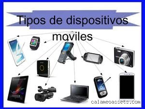 ¿Cuáles son 5 tipos de dispositivos móviles?