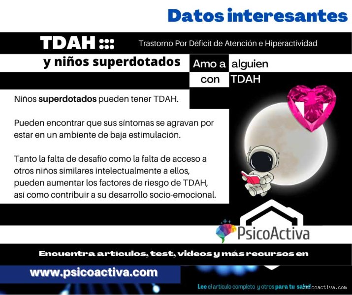 ¿Puede la superdotación parecerse al TDAH?