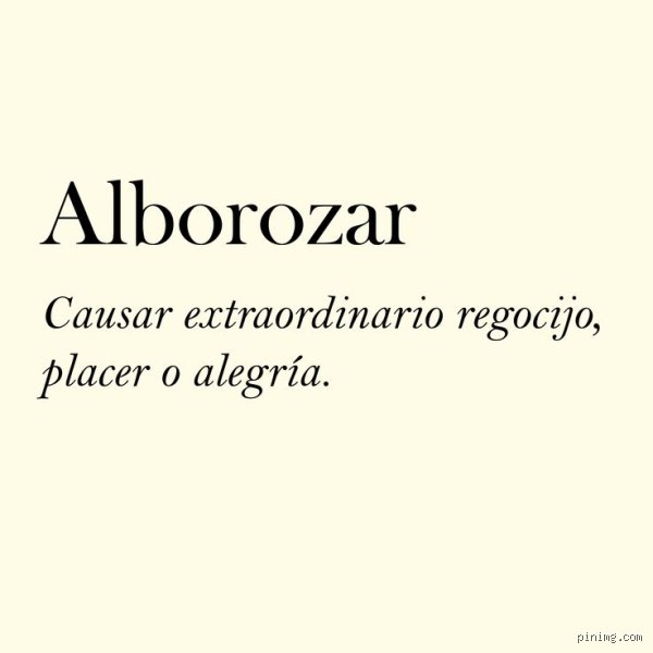 ¿Qué significa "alborozar"?