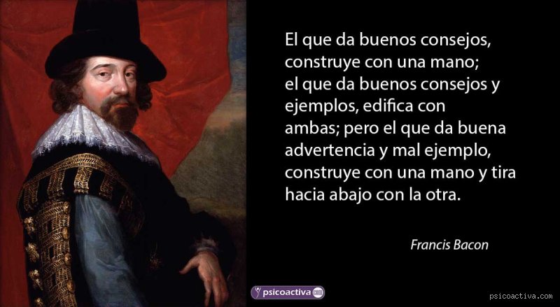 ¿Cuál es la famosa frase de Francis Bacon?