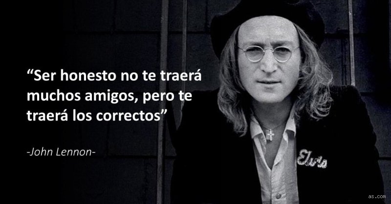 ¿Cuál es una frase icónica de John Lennon?
