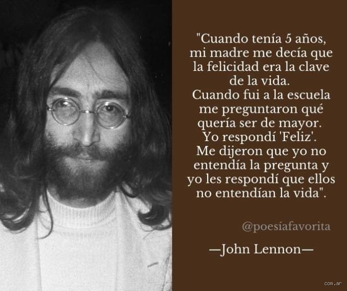 ¿Cuál fue la cita política de John Lennon?