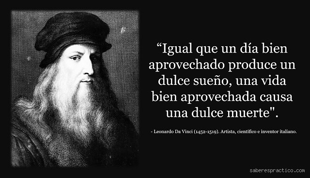 ¿Cuál fue la frase más famosa de Leonardo da Vinci?