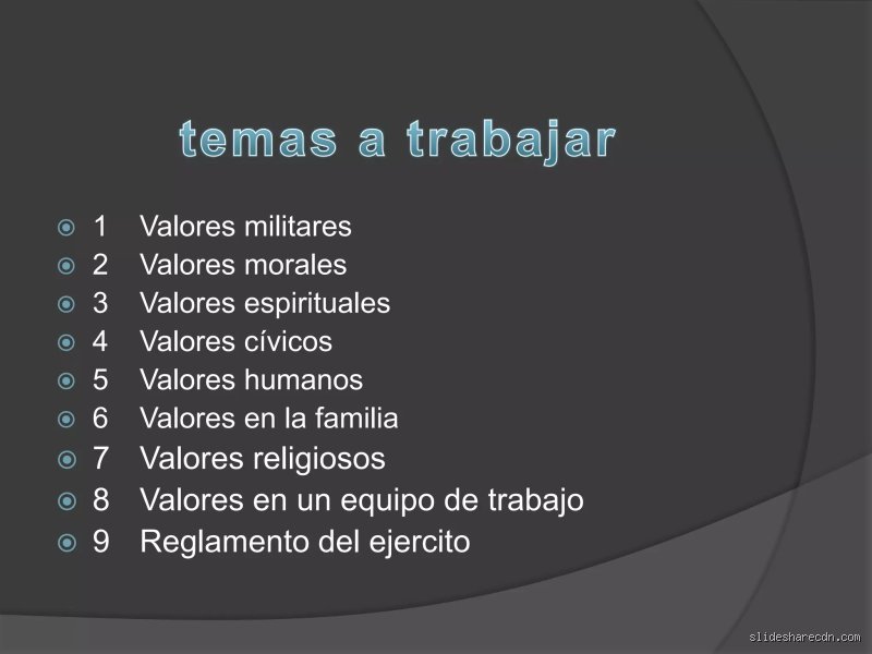 ¿Cuáles son los 5 principios militares?