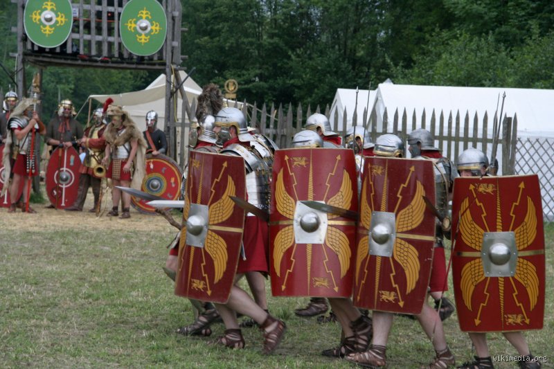 ¿De dónde eran los soldados romanos?