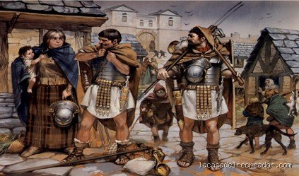 ¿Dónde vivían los soldados romanos cuando estaban en campaña?