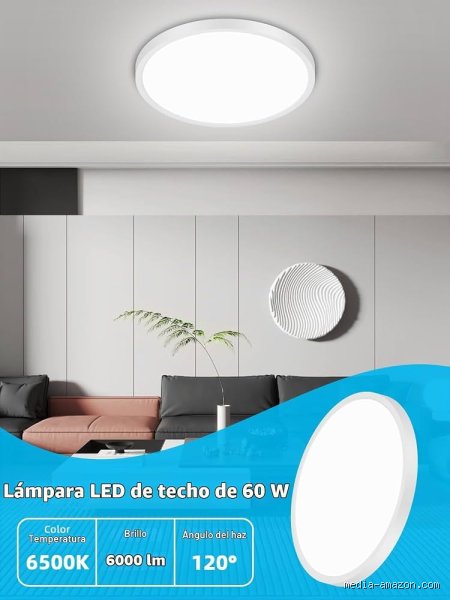¿60W es demasiado brillante para un dormitorio?