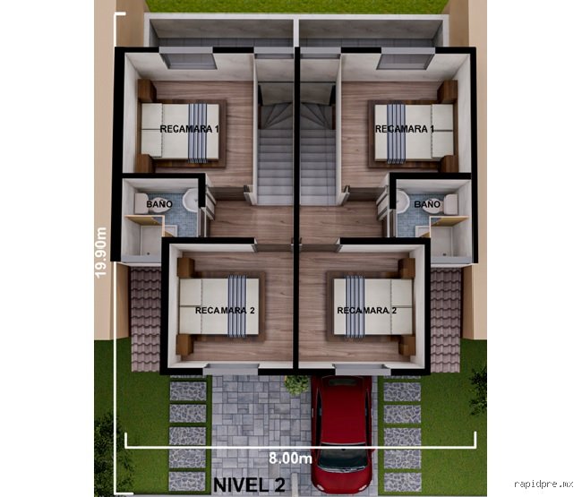 ¿Cuánto se necesita para construir una casa dúplex?
