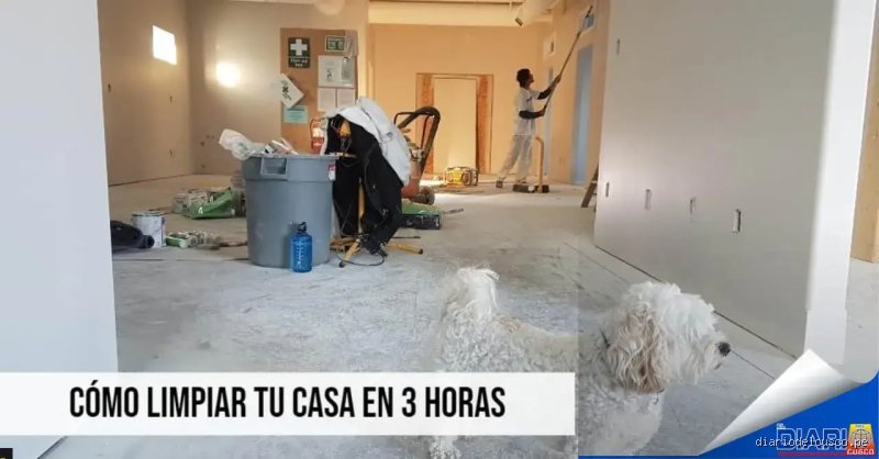 ¿Puedo limpiar toda la casa en 3 horas?