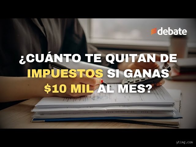 ¿Cuánto te quitan de impuestos si ganas 10.000 al mes?